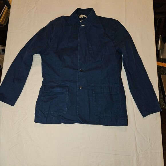 Docker's Navy Blue Welding Jacket Extra Large - Picture 1 of 5